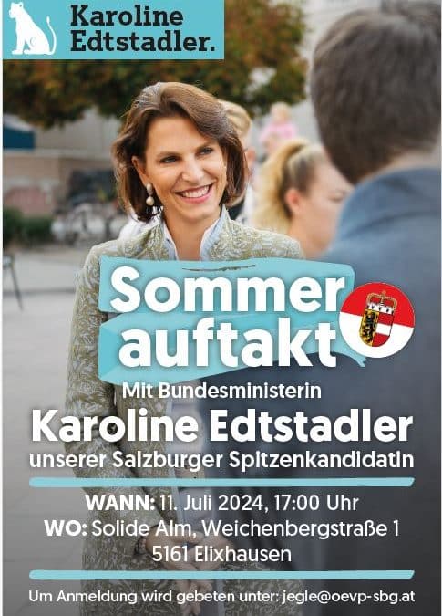 Sommerfest Karoline Edtstadler