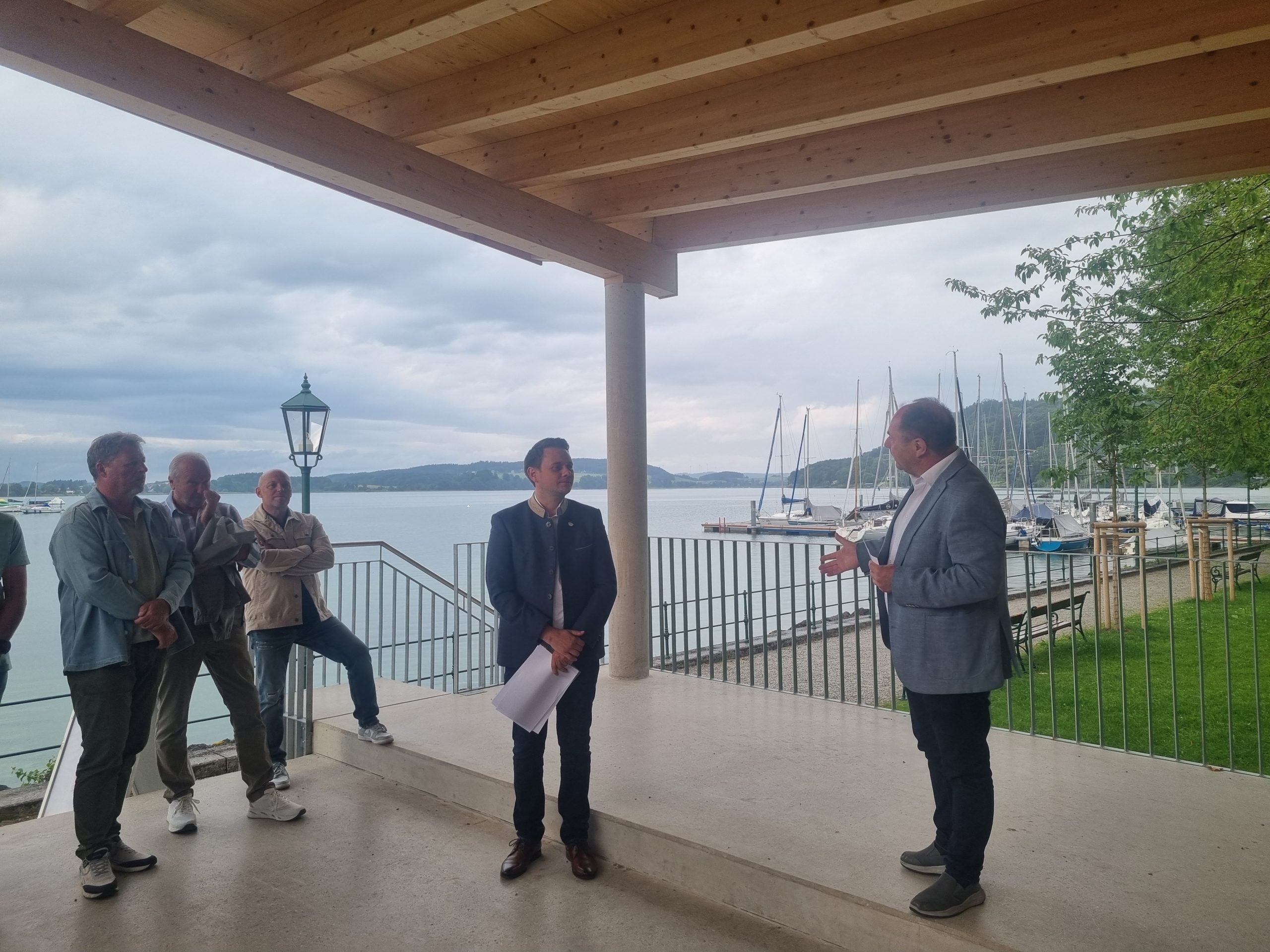 Michael Schwarzmayr mit Johann Stemeseder Leader Projekt