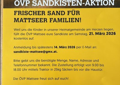 Sandkistenaktion 2026