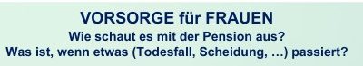 VORSORGE für FRAUEN, 14. April 2026