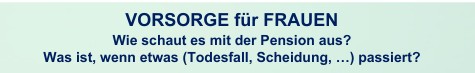 VORSORGE für FRAUEN, 14. April 2026